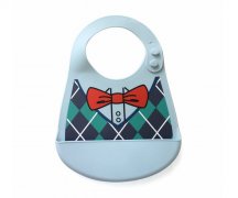 幼兒硅膠圍嘴，嬰兒吃飯防漏兜